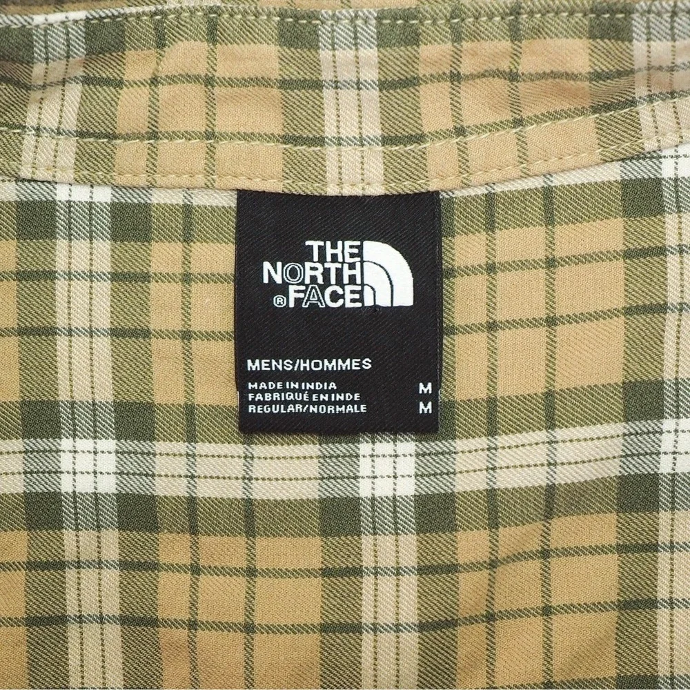 The North Face TNF Hayden Pass 2.0 Button Down Shirt Mens Medium Brown Plaid